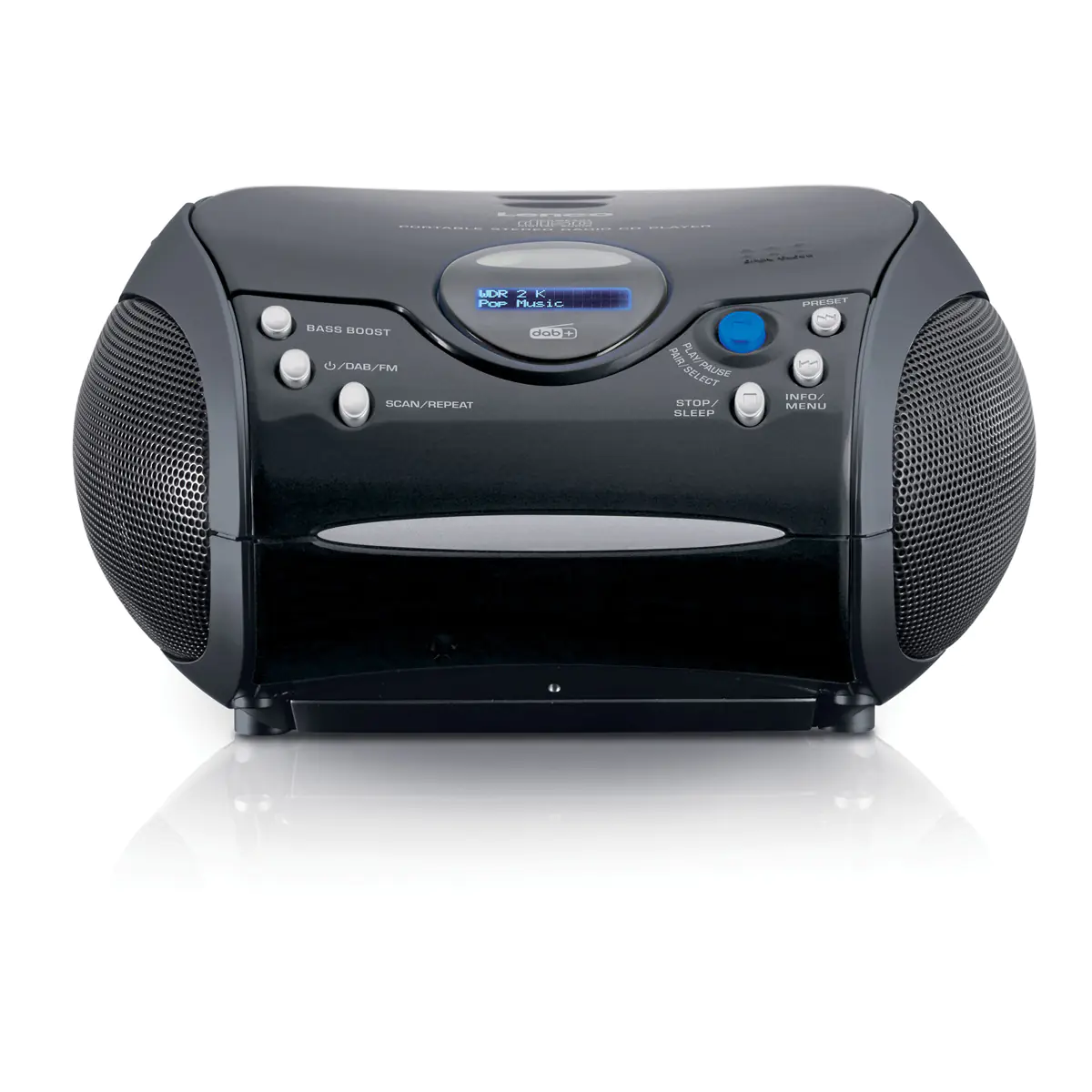Lenco SCD-24 - Ghettoblaster - 2 Watt