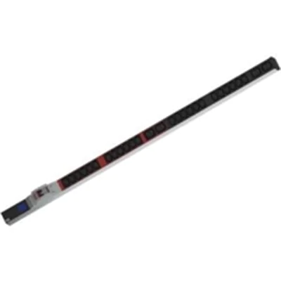 Bachmann BlueNet BN0500 - Stromverteilungseinheit (Rack - einbaufähig) - Wechselstrom 230 V - Eingabe, Eingang Eurostecker - Ausgangsbuchsen: 28 - 3 m - Schwarz