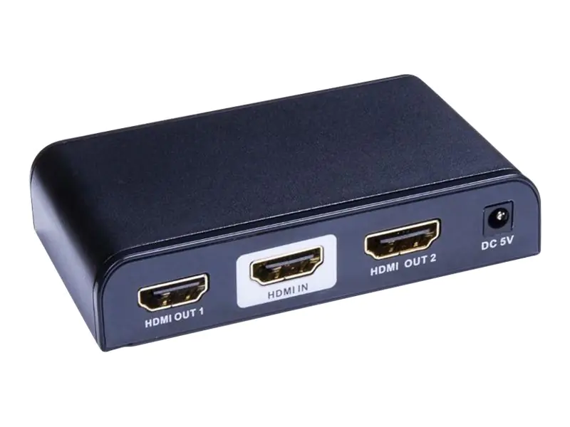 Techly Splitter HDMI 2 Way 4K*2K - Video-/Audio-Splitter - 2 x HDMI - Desktop