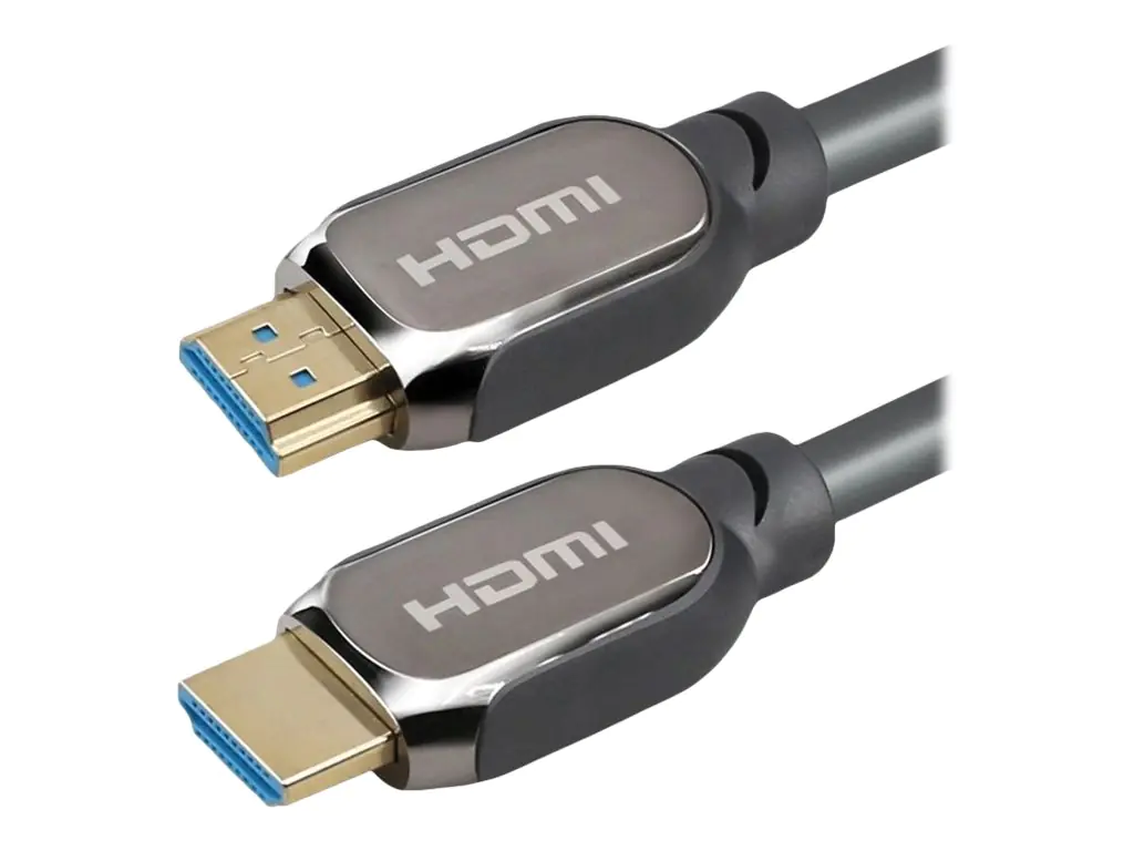 Roline - HDMI-Kabel mit Ethernet - HDMI männlich zu HDMI männlich - 2 m - Doppelisolierung - Noir - im Freien, 8K50/60Hz (7680 x 4320) support