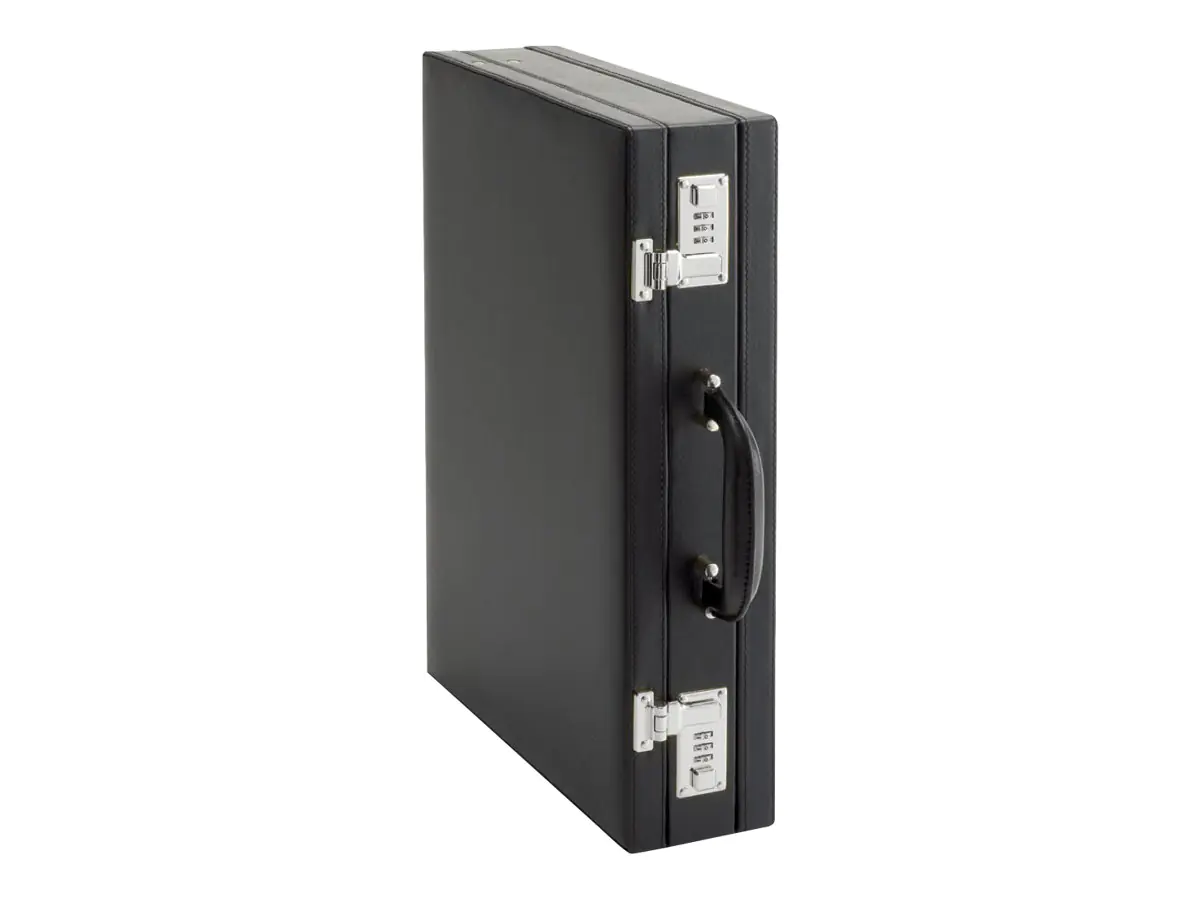 Alassio PONTE - Tasche für Dokumente - Kunstleder - Schwarz