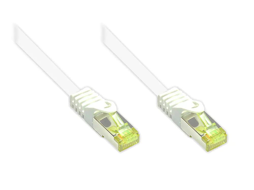 Good Connections RJ45 Patchkabel mit Cat. 7 Rohkabel und Rastnasenschutz (RNS) - S/FTP - PiMF
