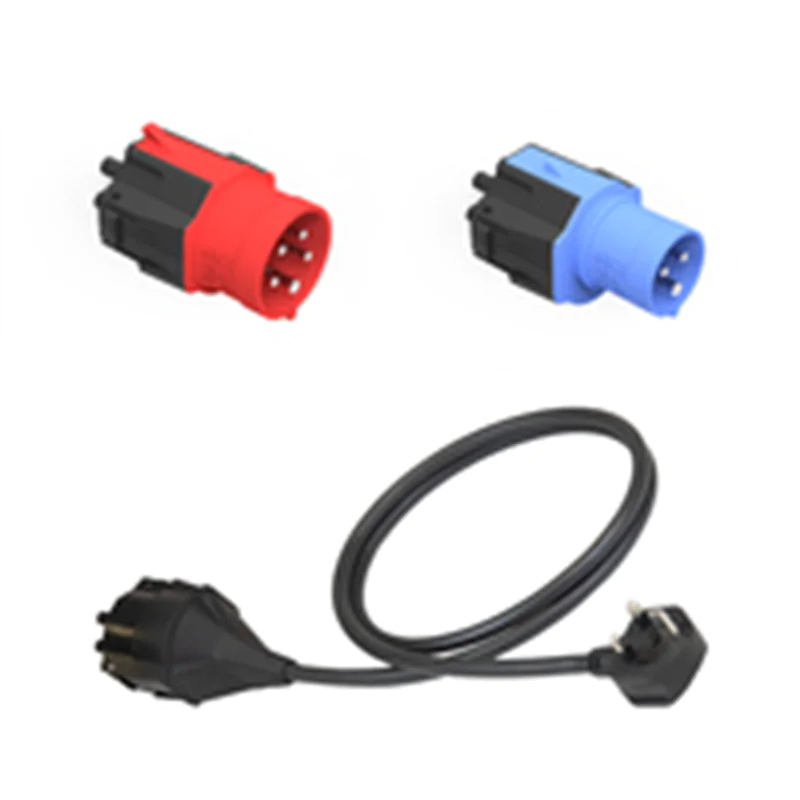 NRGkick 20001059, Steckdosenadapter, Schwarz, Blau, Rot