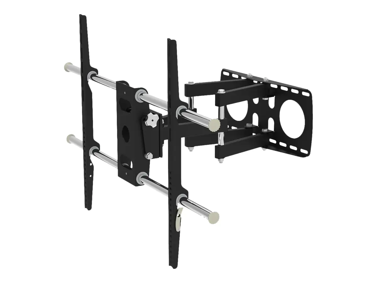 TECHly - Klammer - Voll beweglich - für LCD TV - kaltgewalzter Stahl - Schwarz - Bildschirmgröße: 127-254 cm (50"-100") - Wandmontage