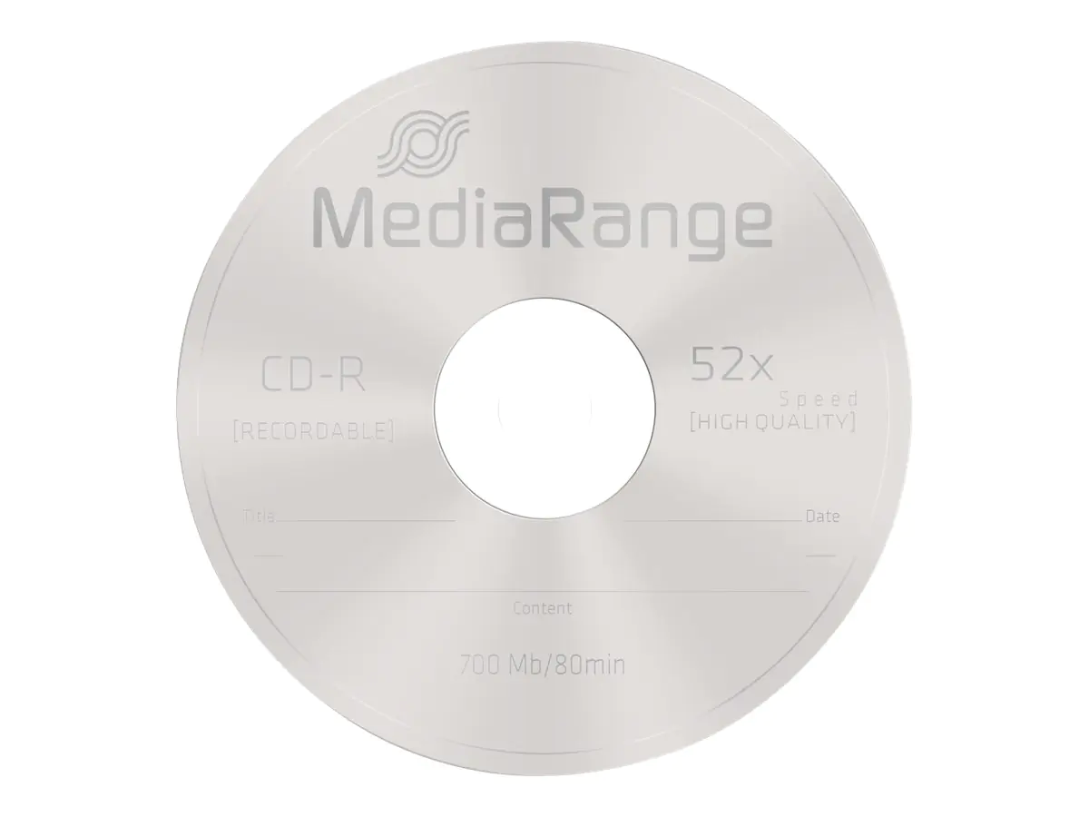MEDIARANGE 50 x CD-R - 700 MB (80 Min) 52x MR207