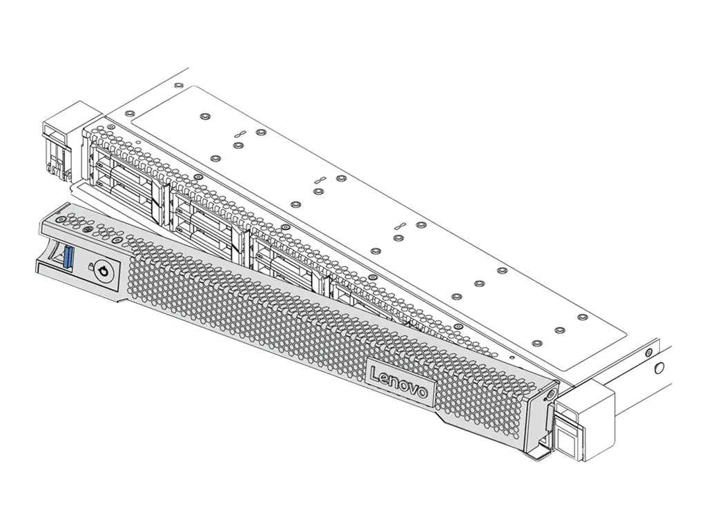 Lenovo ThinkSystem 1U Security Bezel v2 - Server -Sicherheitsblende