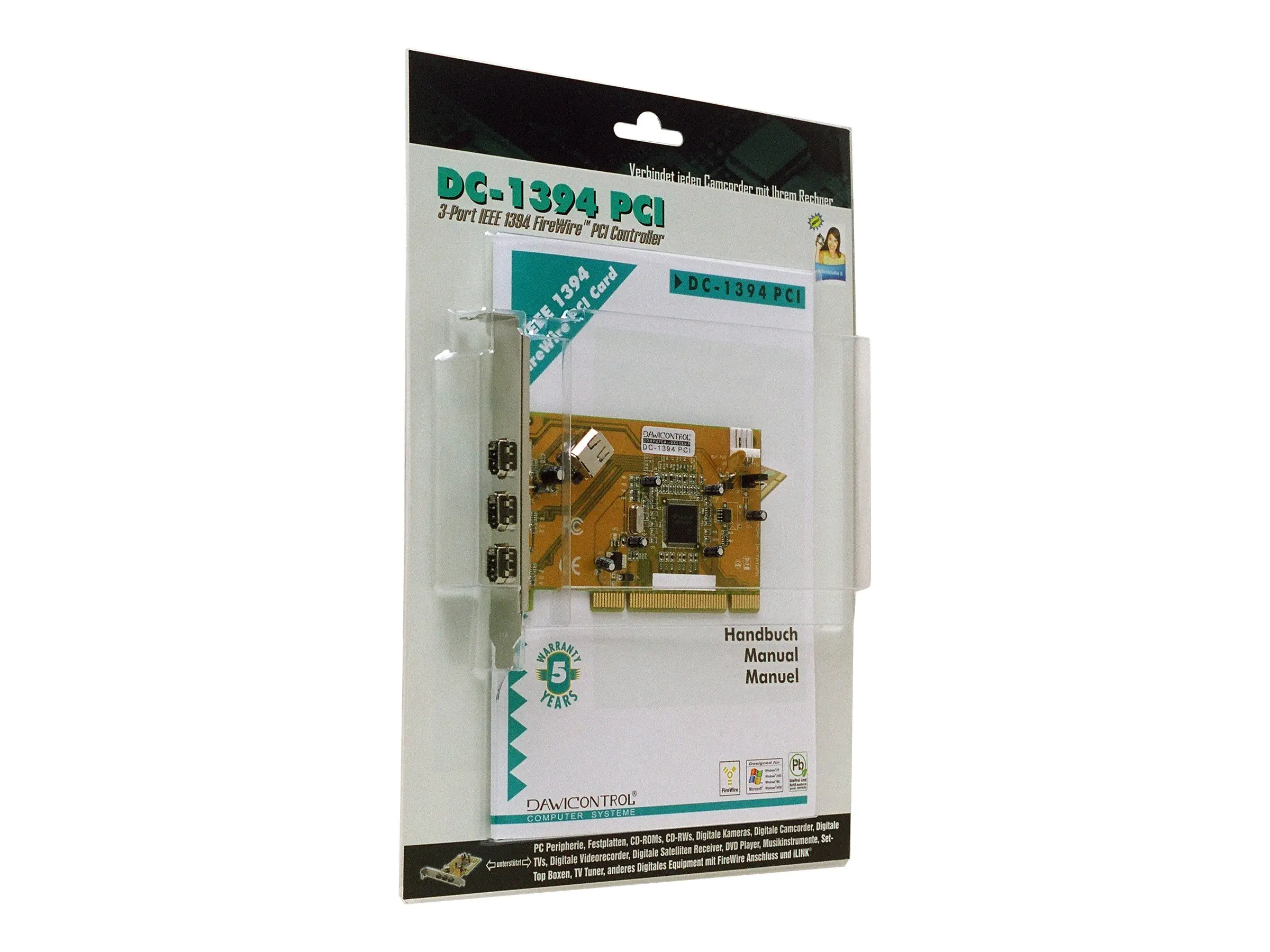 Dawicontrol Controller Firewire DC-1394 PCI BULK PCI Videoschnittkarte i