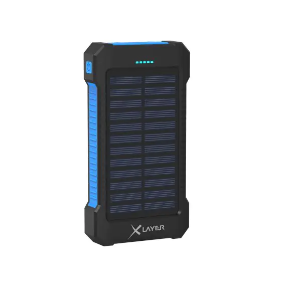 Xlayer PLUS Solar - Powerbank - 8000 mAh - 29.6 Wh - 2 Ausgabeanschlussstellen (USB) 215869