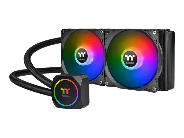 Thermaltake TH240 ARGB Sync - Prozessor-Flüssigkeitskühlsystem - (für: LGA1156, AM2, AM2+, AM3, LGA1155, AM3+, FM1, FM2, LGA1150, LGA1151, AM4) - Kupfer - 120 mm