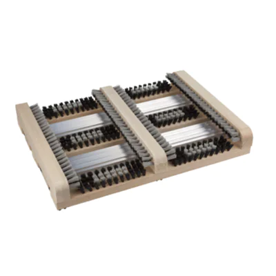 BÜMAG Schuhabstreifer 36 x 27 cm (B x H) Holzl schwarz/gelb