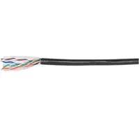 exertis Connect Outdoor Installationskabel Cat. 5e U/UTP schwarz 100 m