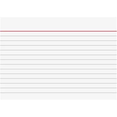 BRUNNEN Karteikarte 102260100 DIN A6 liniert ws 100 St./Pack.