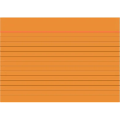 BRUNNEN Karteikarte 102260140 DIN A6 liniert or 100 St./Pack.