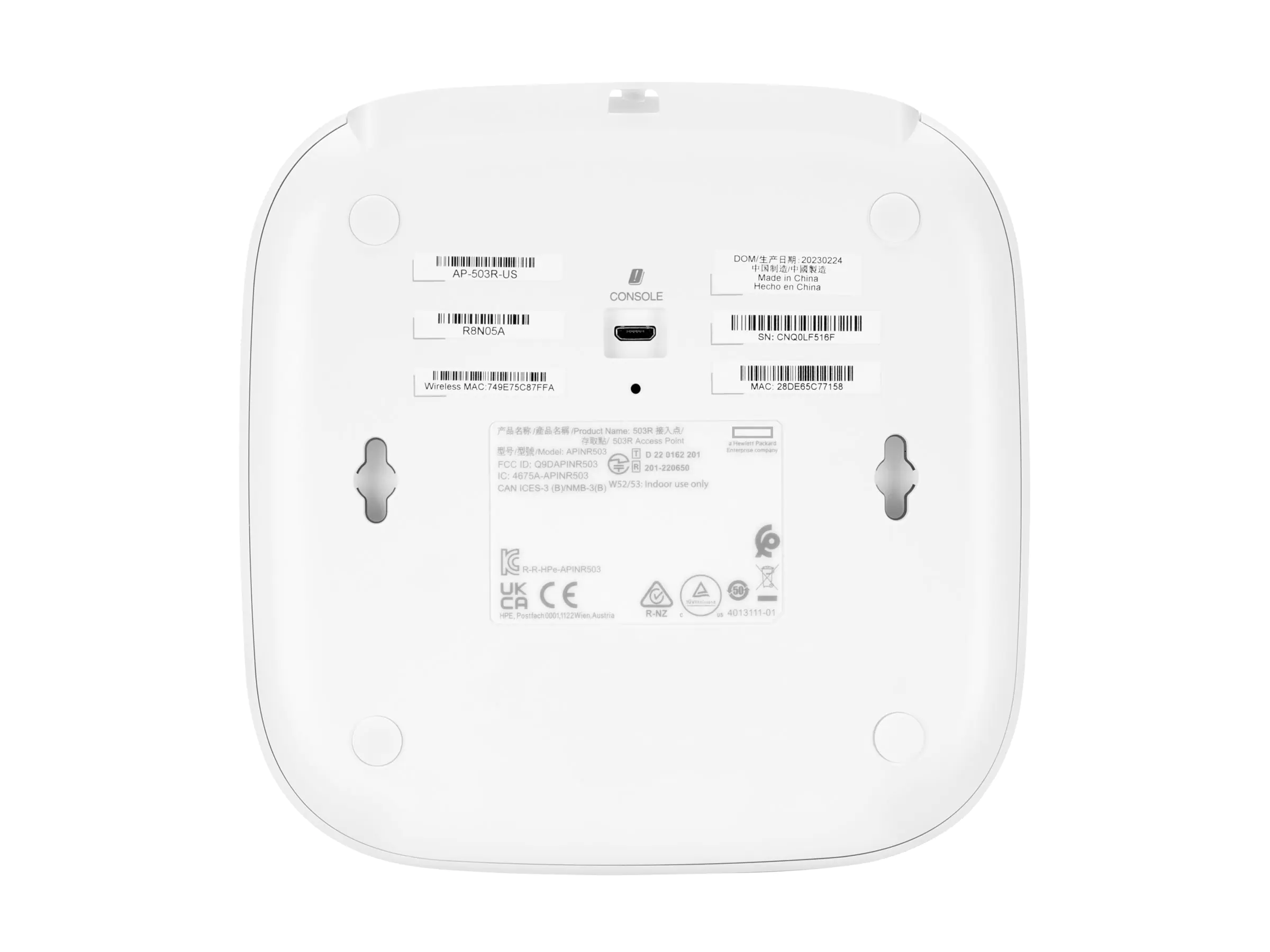 HPE Aruba Networking AP-503R-RW - Accesspoint