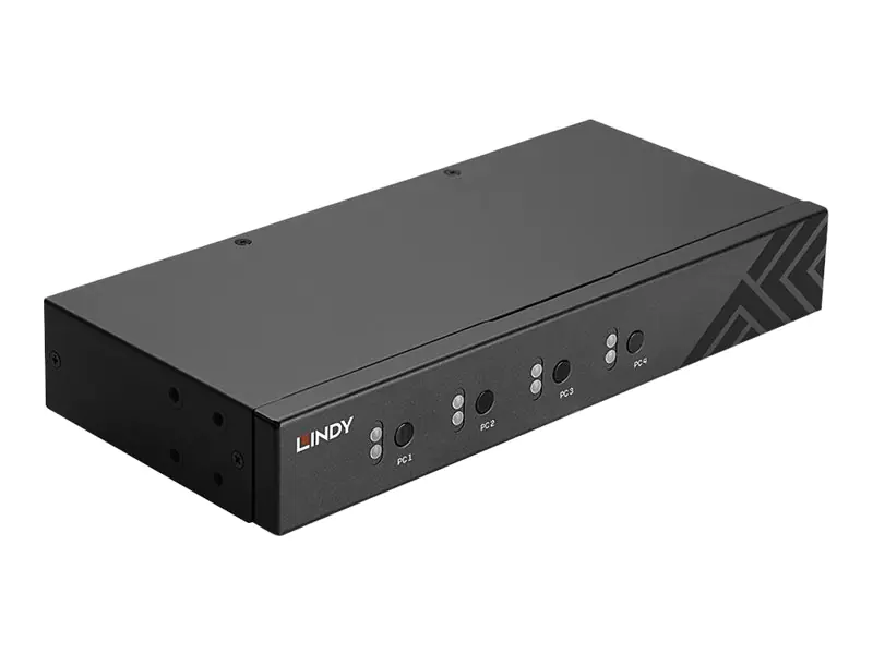 Lindy - Schalter Tastatur/Maus/USB/Audio - 4 x Tastatur/Maus/USB/Audio - Desktop