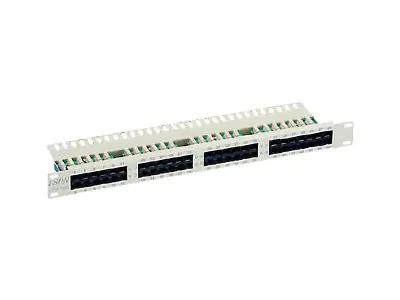 equip ISDN So Patch Panel - Patch Panel - CAT 3 - Schwarz - 1U - 48.3 cm (19") - 50 Ports