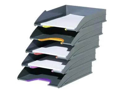 Durable VARICOLOR TRAY SET - Briefablage - 5 Fächer 7705-57