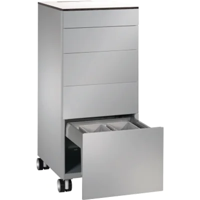 C+P Cateringcaddy 54780150S10019 Abfallsammler wsalu/wsalu