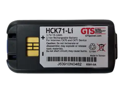 GTS HCK71-LI - Handheld-Akku - Lithium-Ionen - 19.24 Wh - für Honeywell CK71; Intermec CK70, CK71