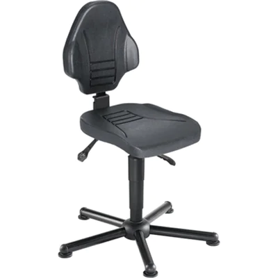 meychair Arbeitsdrehstuhl Workster Pro W13 XXL ca. 44-58cm Stahl, pulverbeschichtet schwarz
