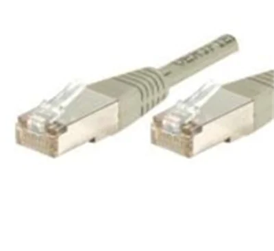Dexlan - Patch-Kabel - RJ-45 (M) zu RJ-45 (M) - 2 m - Foiled Unshielded Twisted Pair (F/UTP) - CAT 6a - verseilt - Grau