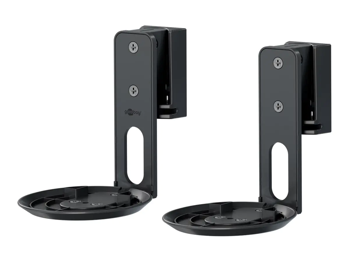 Goobay Lautsprecher-Wandhalterung Modern Era 1 Flex schwarz