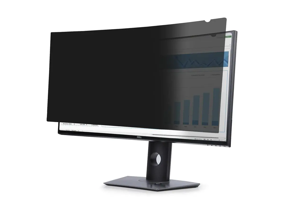 StarTech Privacy Screen For Dell P3424WE, Double-Sided Filter, TAA - Blickschutzfilter für Bildschirme - 2-Wege - entfernbar - Halter/Klebepunkte - 86.36 cm (ultra-wide) (34" (ultra-wide)) - Schwarz - TAA-konform