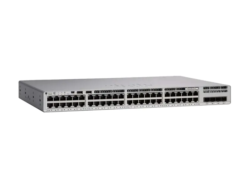 Cisco Catalyst 9300L - Network Advantage - Switch - L3 - managed - 48 x 10/100/1000 (PoE+) + 4 x 10 Gigabit SFP+ (Uplink) - an Rack montierbar - PoE+ (505 W)