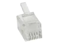 InLine - Telefonanschluss - RJ-11 (M) (Packung mit 100)