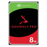 Seagate IronWolf Pro ST8000NT001 - Festplatte - 8 TB - intern - 3.5" (8.9 cm) - SATA 6Gb/s - 7200 rpm - Puffer: 256 MB - mit 3 Jahre Seagate Rescue Datenwiederherstellung