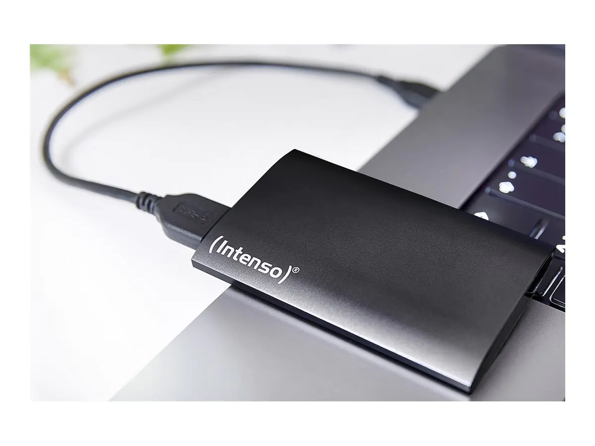 Intenso Premium - SSD - 2 TB - extern (tragbar) - 1.8" (4.6 cm) - USB 3.2 Gen 1x1 - Schwarz