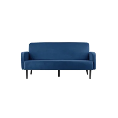 PAPERFLOW 3-Sitzer Sofa LISBOA Samtbezug blau 74600849 LC3PV.01.06
