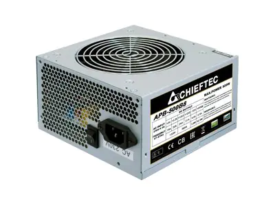 Chieftec VALUE SERIES APB-500B8 - Netzteil (intern) - ATX12V 2.3 - Wechselstrom 230 V - 500 Watt - aktive PFC - Silber