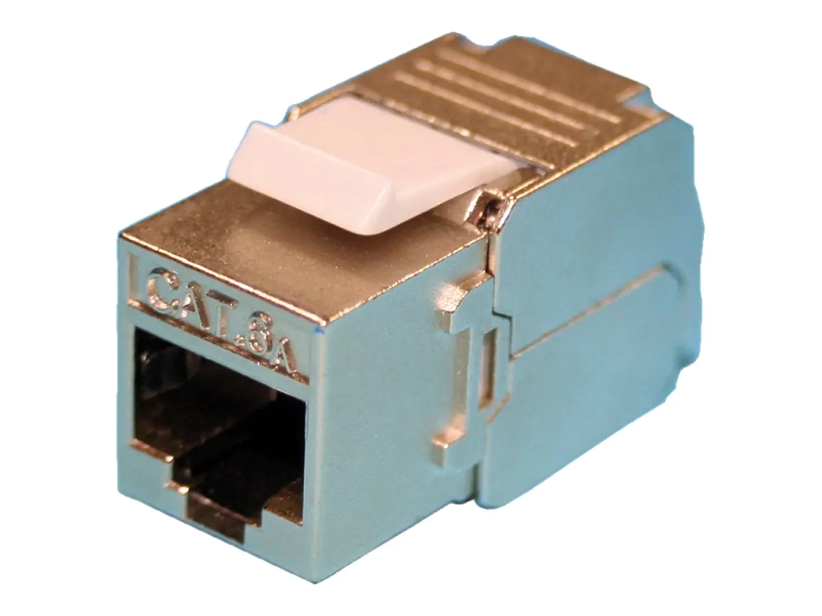Roline Keystone Jack - Modulare Eingabe - CAT 6a - STP - RJ-45 - Silber