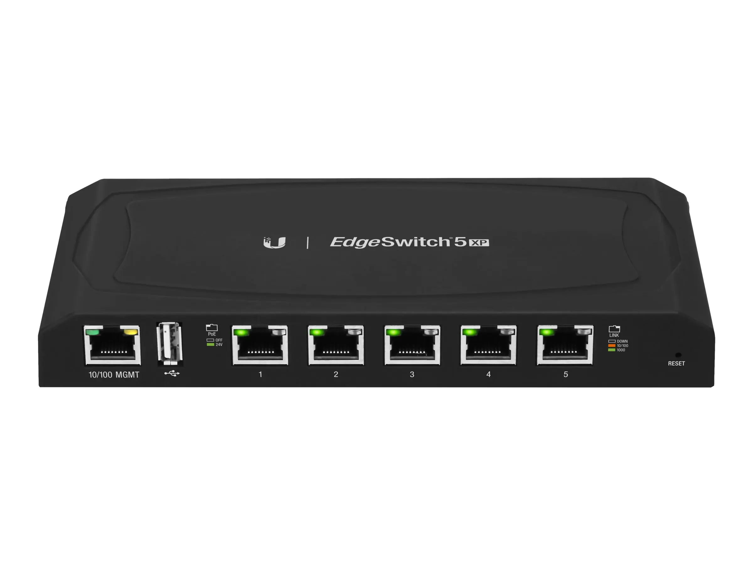 UbiQuiti EdgeSwitch ES-5XP - Switch - managed - 5 x 10/100/1000 (PoE) - wandmontierbar - PoE