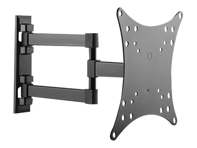 TECHly - Klammer - einstellbarer Arm - für LCD TV - Schwarz - Bildschirmgröße: 58.4-106.7 cm (23"-42") - Wandmontage