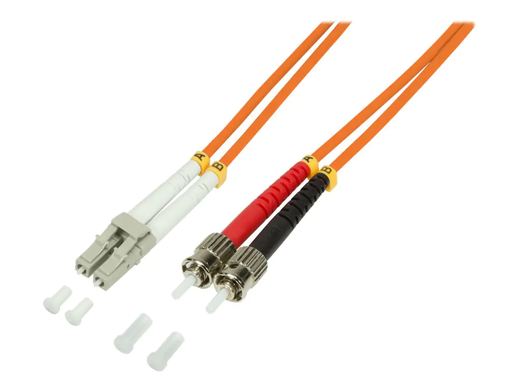 LogiLink Patch-Kabel - LC Multi-Mode (M) zu ST multi-mode (M)