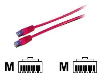 Roline - Patch-Kabel - RJ-45 (M) zu RJ-45 (M) - 1 m - SFTP - CAT 6 - Rot