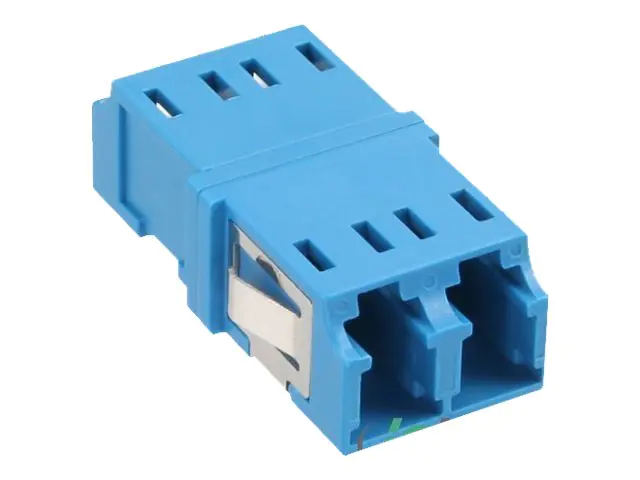 InLine - Netzwerkkoppler - LC Single-Modus (W) zu LC Single-Modus (W) - Glasfaser - Blau