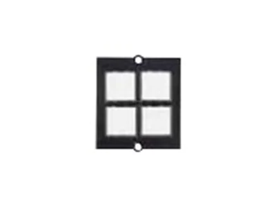 Bachmann Custom module with 4-key keypad for KNX application - Knopfschalter - Schwarz