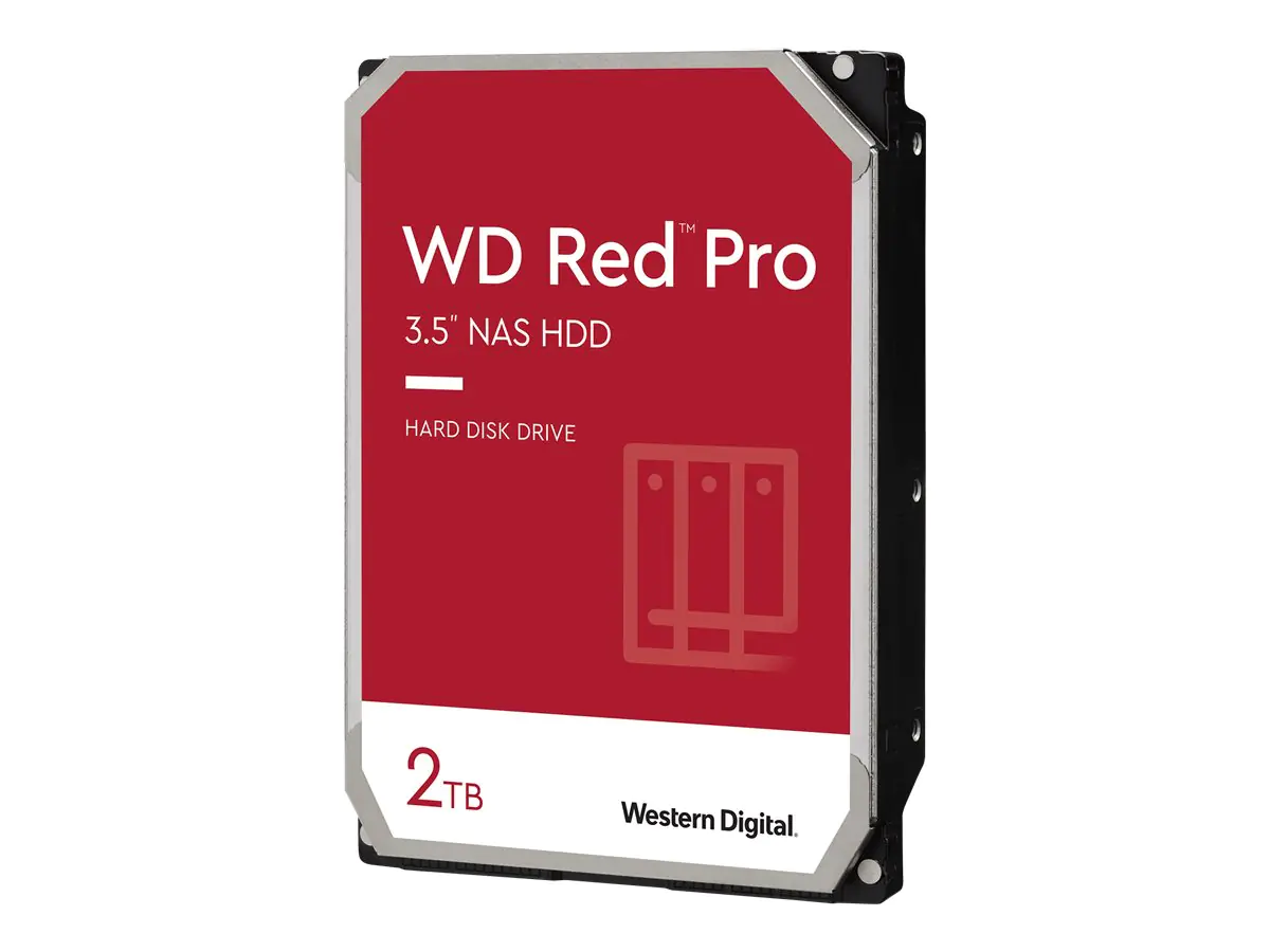 WD Red Pro NAS Hard Drive WD2002FFSX - Festplatte - 2 TB - intern - 3.5" (8.9 cm) - SATA 6Gb/s - 7200 rpm - Puffer: 64 MB