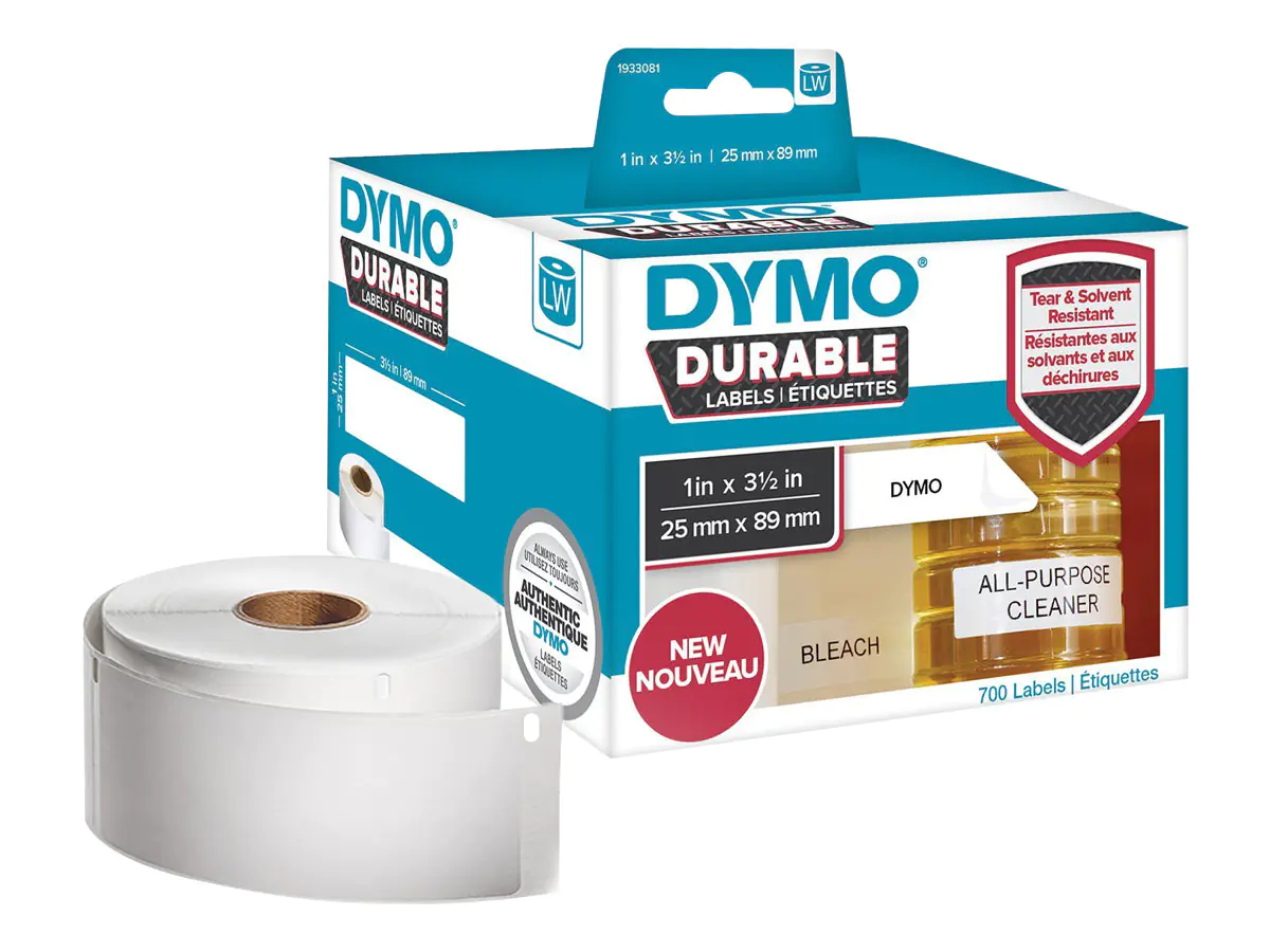 Dymo LabelWriter Address - Klebstoff - weiß - 89 x 25 mm 700 Etikett(en) (2 Rolle(n)