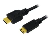 LogiLink High Speed with Ethernet - HDMI-Kabel mit Ethernet - HDMI männlich zu mini HDMI männlich - 2 m