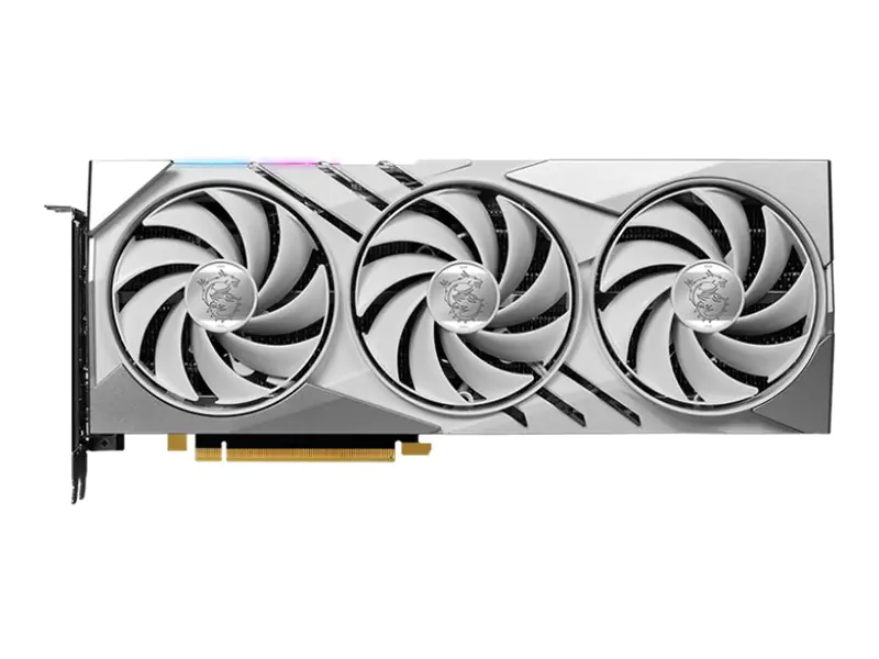 MSI GeForce RTX 4070 GAMING X SLIM WHITE 12G - Grafikkarten - GeForce RTX 4070 - 12 GB GDDR6X - PCIe 4.0 - HDMI, 3 x DisplayPort - weiß