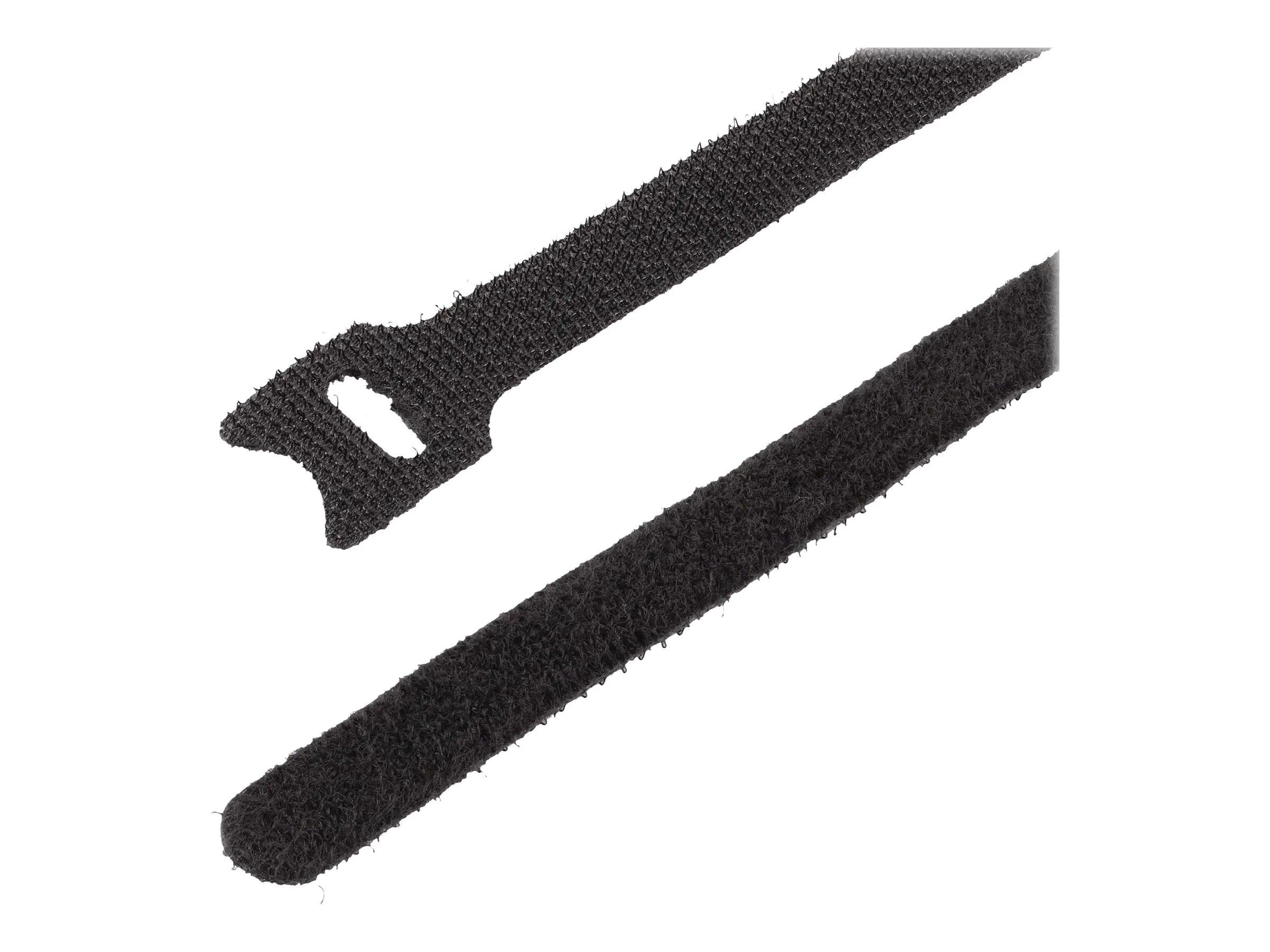 StarTech 6in Hook and Loop Cable Ties, 50 Pack, Black, Reusable Cable Straps, Adjustable and Flexible, Cord Organizer Tie/Wraps for Professional Cable Management - Wire Loop Ties (B506I-HOOK-LOOP-TIES) - Kabelbinder - Klettverschluss - 15 m - Schwarz (Pac