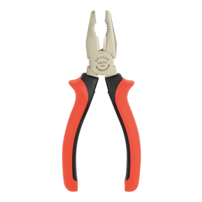 BRÜDER MANNESMANN WERKZEUGE Zangen-Set 3 Teile Kombizange, Seitenschneider, Telefonzange orange/schwarz