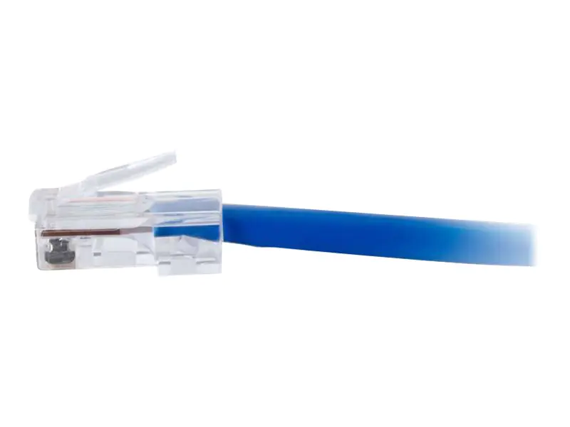 C2G Cat5e Booted Unshielded (UTP) Network Patch Cable - Patch-Kabel - RJ-45 (M) zu RJ-45 (M) - 30 cm - UTP - CAT 5e - geformt, ohne Haken, verseilt - Blau