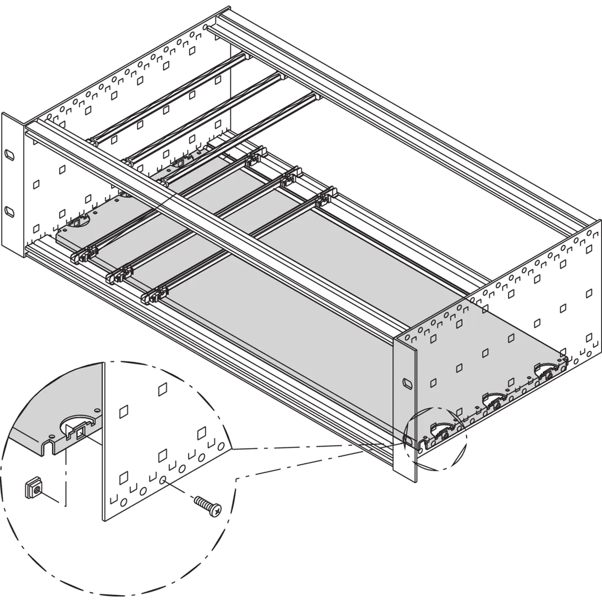 SCHROFF MONTAGEPLATTE 160T 84TE 34562-748 34562748