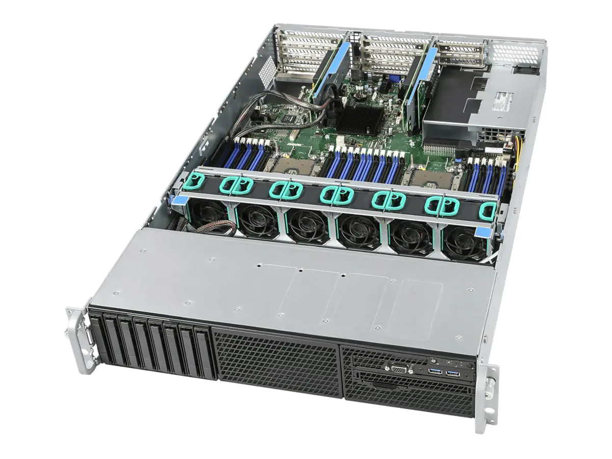 Intel Server System R2208WF0ZSR - Server - Rack-Montage - 2U - zweiweg - keine CPU - RAM 0 GB - SATA - Hot-Swap 6.4 cm (2.5") Schacht/Schächte - keine HDD - 1GbE - Monitor: keiner