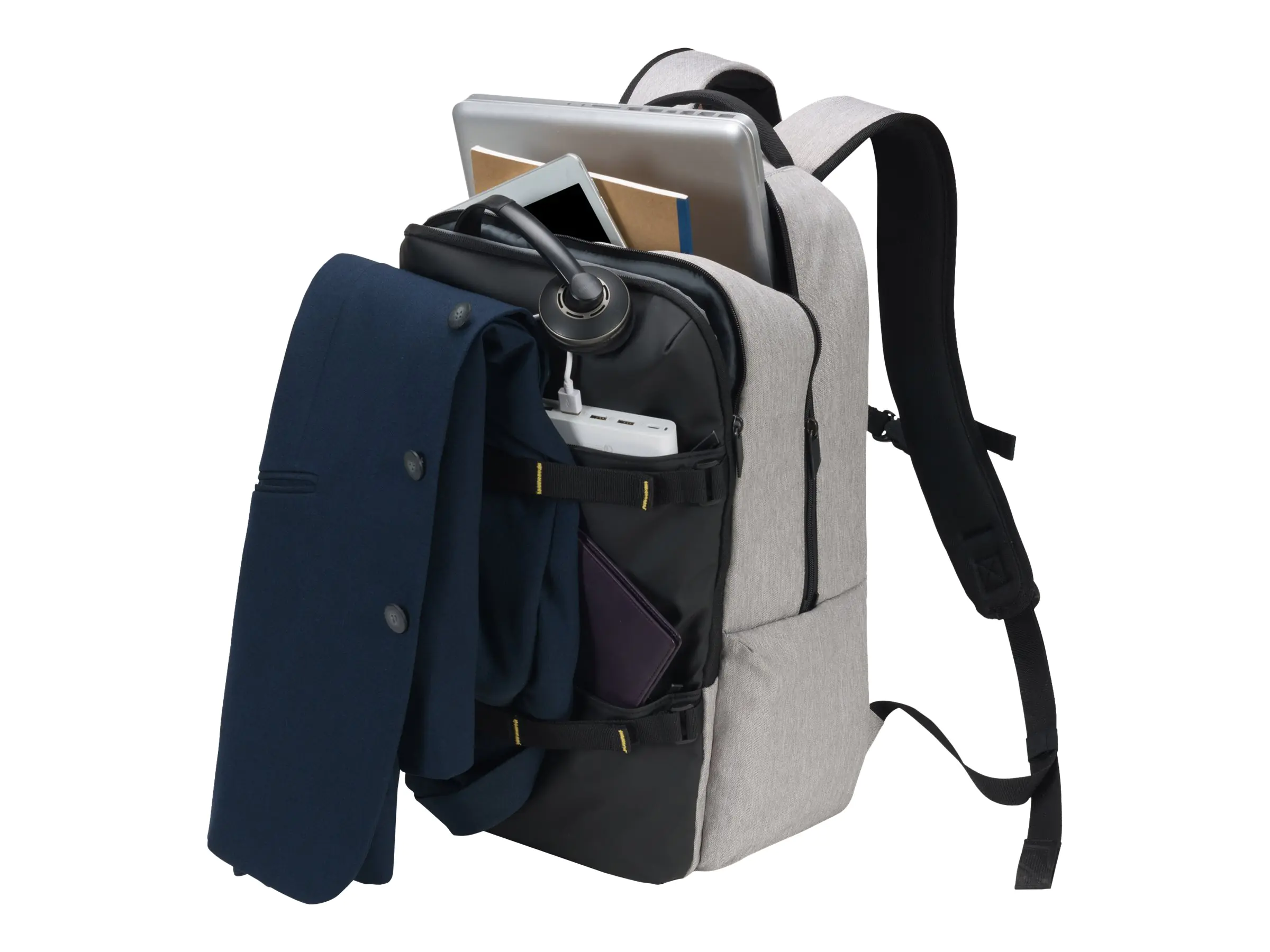 DICOTA Backpack MOVE - Notebook-Rucksack - 39.6 cm - 13" - 15.6" - Hellgrau